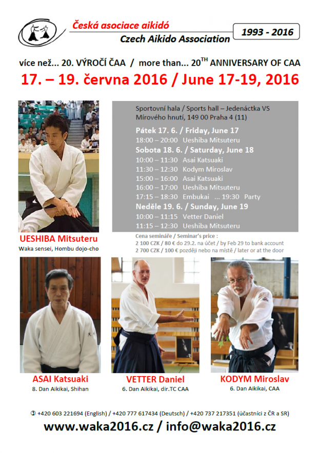 Waka Sensei v Praze 2016